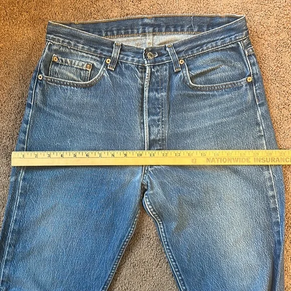 501 LEVIS BUTTONFLY JEANS VINTAGE - Picture 11 of 12